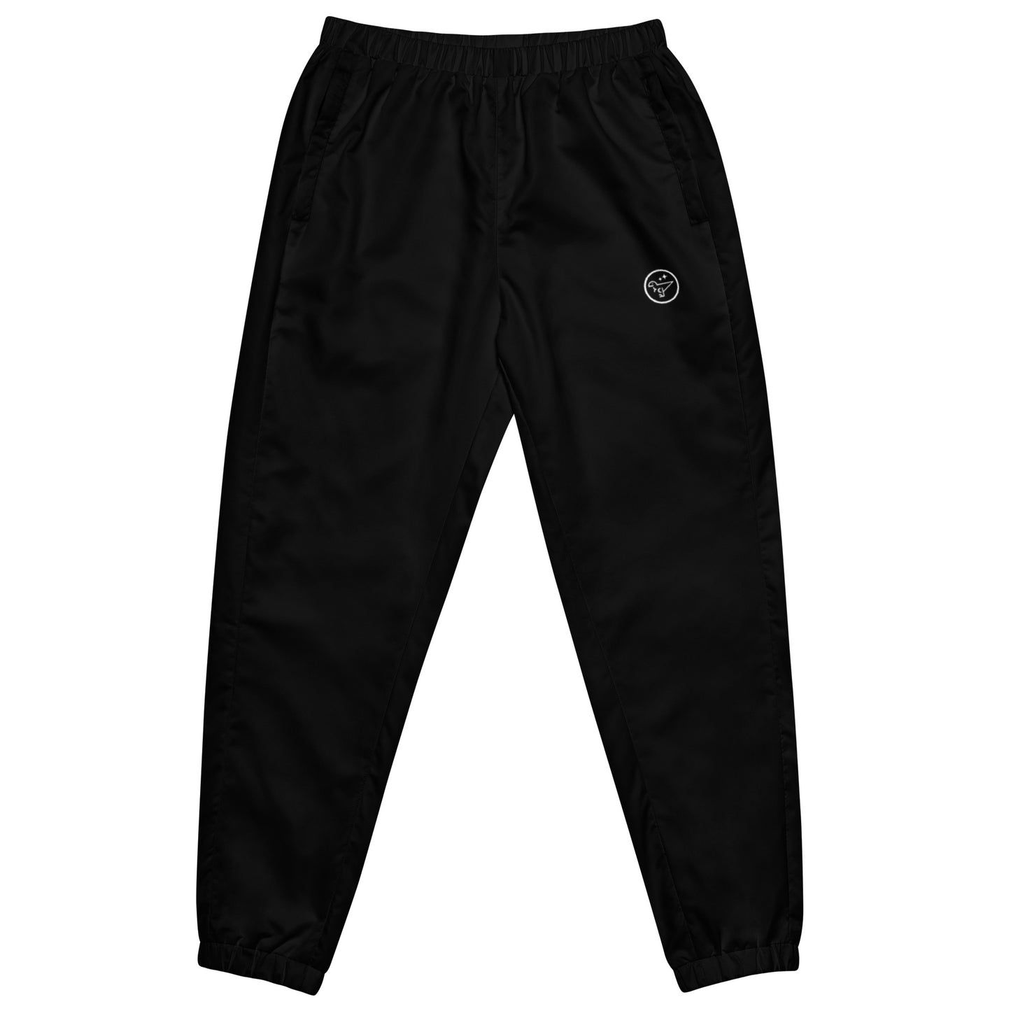 silly logo track pants