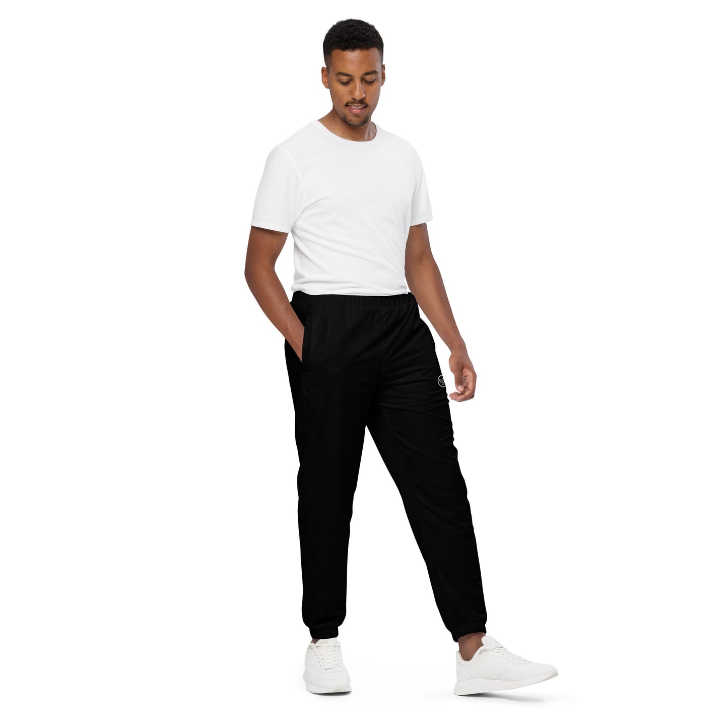 silly logo track pants